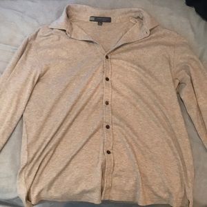 Long sleeve button down sweater